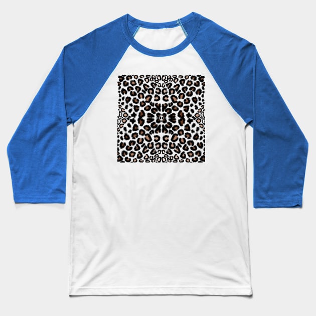 cheetah pattern Baseball T-Shirt by zzzozzo